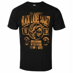 Men's T-shirt BLACK LABEL SOCIETY - HELL RIDING WORLDWIDE - PLASTIC HEAD