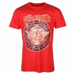 Men's T-shirt Aerosmith - Aero Force - RED - ROCK OFF