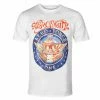 Men's T-shirt Aerosmith - Aero Force - WHITE - ROCK OFF 1 Men's T-shirt Aerosmith - Aero Force - WHITE - ROCK OFF -Men T-Shirts Online Store awe008