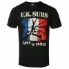 Men's T-shirt UK SUBS - PARTY IN PARIS - BLACK - PLASTIC HEAD