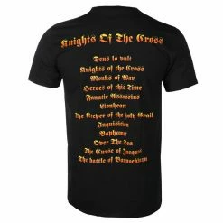 Men's T-shirt GRAVE DIGGER - KNIGHTS OF THE CROSS - BLACK - PLASTIC HEAD -Men T-Shirts Online Store aweq012