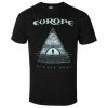 Men's T-shirt Europe - Walk The Earth - BLACK - ROCK OFF -Men T-Shirts Online Store awew019