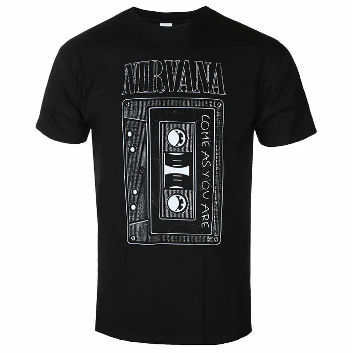 Men's T-shirt Nirvana - As You Are - Black - ROCK OFF 3 Men's T-shirt Nirvana - As You Are - Black - ROCK OFF