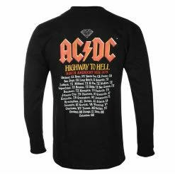 Men's T-shirt Long Sleeve DIAMOND X AC/DC - Highway To Hell - Black -Men T-Shirts Online Store awq047