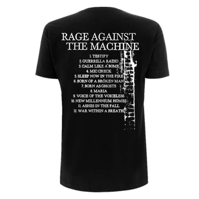 T-shirt Metal Men's Rage Against The Machine - BOLA Album Cover Tracks - NNM 4 T-shirt Metal Men's Rage Against The Machine - BOLA Album Cover Tracks - NNM - Image 2