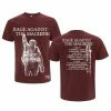 T-shirt Metal Men's Rage Against The Machine - BOLA Album Cover Tracks - NNM 1 T-shirt Metal Men's Rage Against The Machine - BOLA Album Cover Tracks - NNM -Men T-Shirts Online Store bola album cover tracks maroon tee
