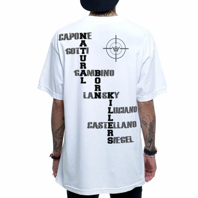 Men's T-shirt MAFIOSO - BORN KILLERS - WHT 4 Men's T-shirt MAFIOSO - BORN KILLERS - WHT - Image 2