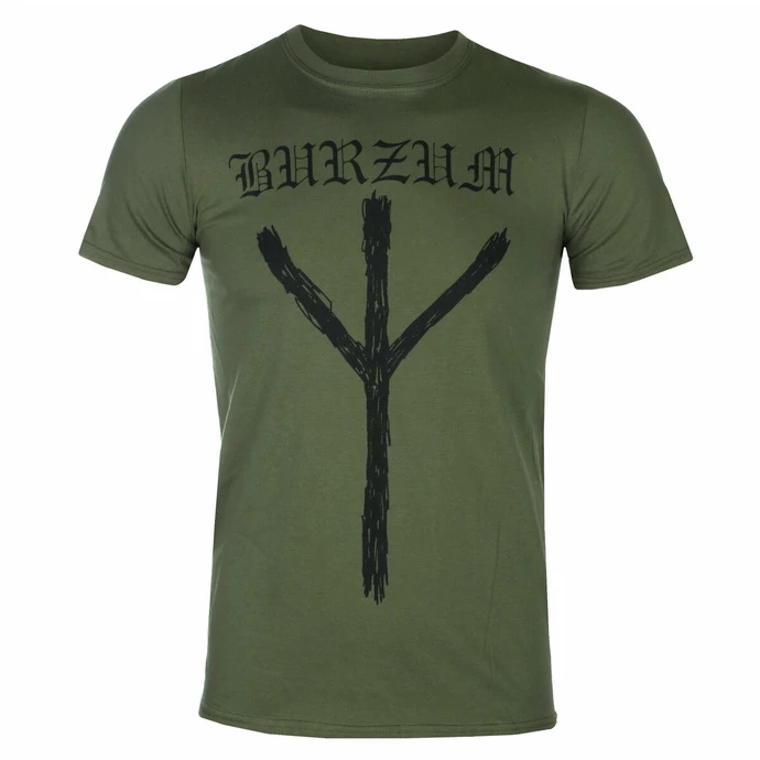 Men's T-shirt BURZUM - RUNE GREEN - PLASTIC HEAD 3 Men's T-shirt BURZUM - RUNE GREEN - PLASTIC HEAD