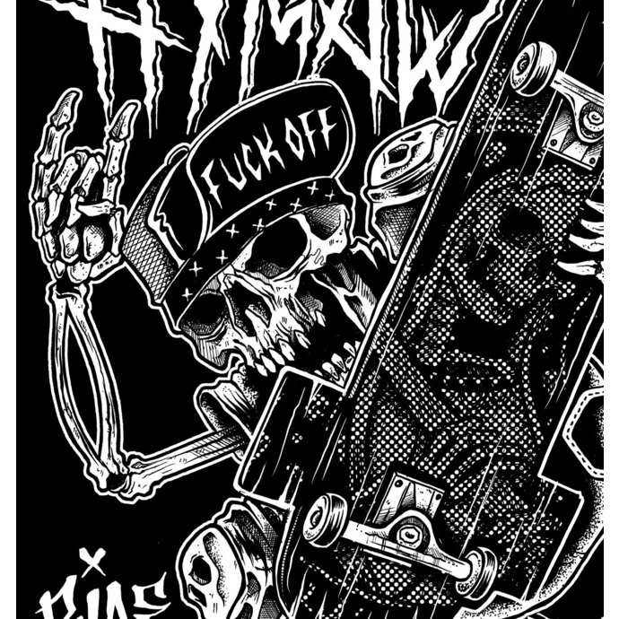 T-shirt Hardcore Men's - RIDE IN HELL - HYRAW 7 T-shirt Hardcore Men's - RIDE IN HELL - HYRAW - Image 5