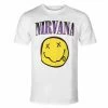 Men's T-shirt Nirvana - Xerox Smiley Pink - ROCK OFF 1 Men's T-shirt Nirvana - Xerox Smiley Pink - ROCK OFF -Men T-Shirts Online Store d z 011