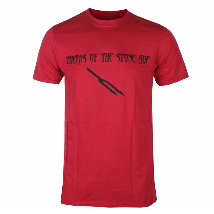 Men's T-shirt Queen Of The Stone Age - Deaf Songs - RED - ROCK OFF 3 Men's T-shirt Queen Of The Stone Age - Deaf Songs - RED - ROCK OFF