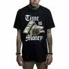 Men's T-shirt MAFIOSO - TIME IS MONEY - BLK -Men T-Shirts Online Store d38m2bfq