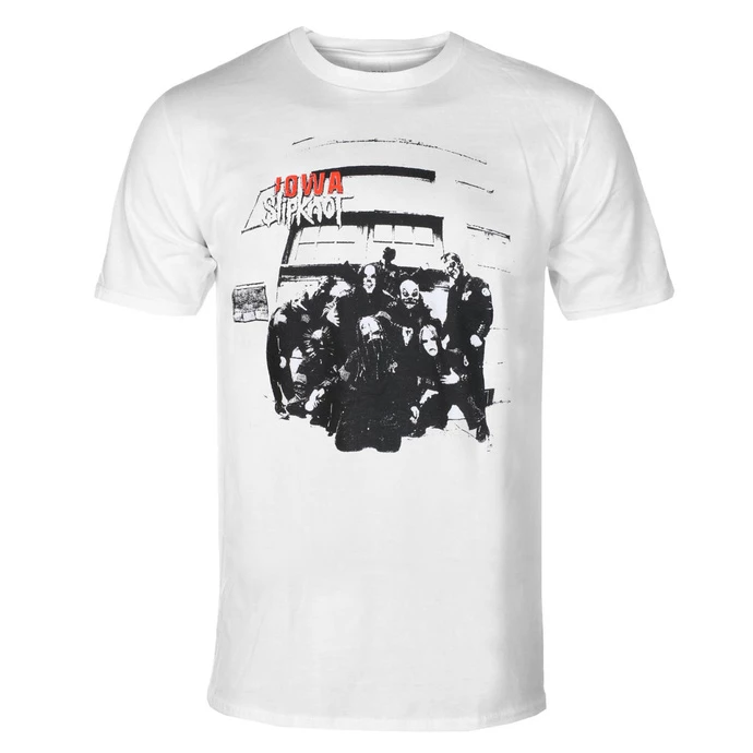 Men's T-shirt Slipknot - Iowa Tracklist - WHT - ROCK OFF 3 Men's T-shirt Slipknot - Iowa Tracklist - WHT - ROCK OFF