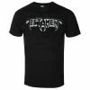 Men's T-shirt TESTAMENT - LOGO - GREY PRINT/BLACK - PLASTIC HEAD -Men T-Shirts Online Store dsd021