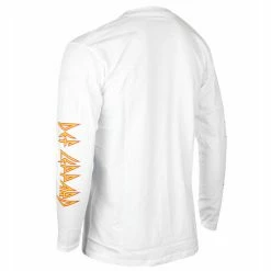 Men's T-shirt Long Sleeve Def Leppard - Shatter - Black - ROCK OFF -Men T-Shirts Online Store dse009