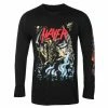 Men's T-shirt Long Sleeve Slayer - Airbrush Demon - Black - ROCK OFF 2 Men's T-shirt Long Sleeve Slayer - Airbrush Demon - Black - ROCK OFF -Men T-Shirts Online Store dse026