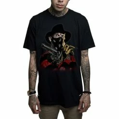 Men's T-shirt MAFIOSO - ELM ST. - BLK