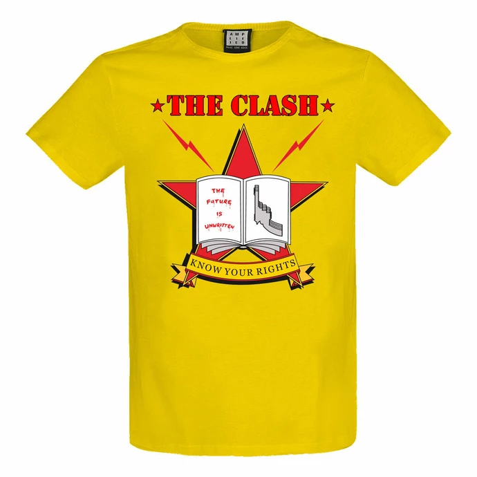 Men's T-shirt THE CLASH - KNOW YOUR RIGHTS - YEL LOW RAVEN - AMPLIFIED 3 Men's T-shirt THE CLASH - KNOW YOUR RIGHTS - YEL LOW RAVEN - AMPLIFIED