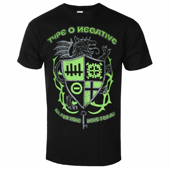 Men's T-shirt TYPE O NEGATIVE - WOLF CREST - BLACK - PLASTIC HEAD 3 Men's T-shirt TYPE O NEGATIVE - WOLF CREST - BLACK - PLASTIC HEAD