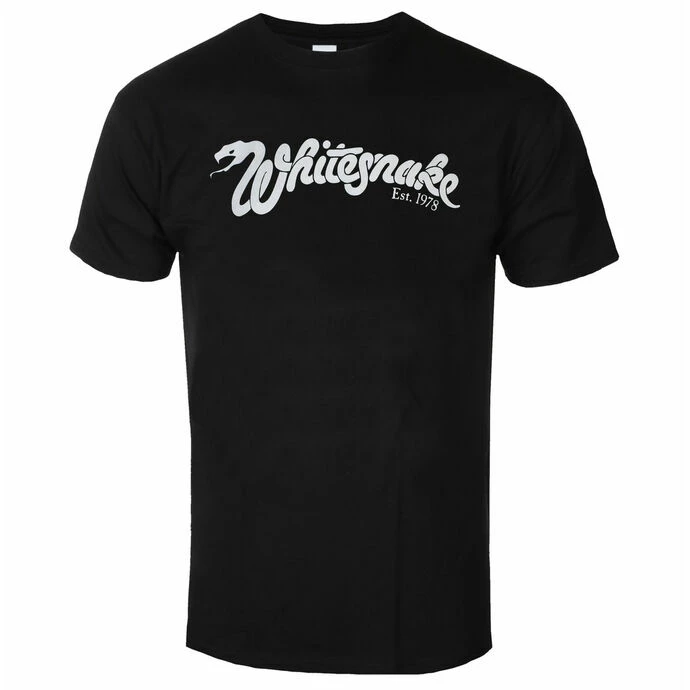 Men's T-shirt WHITESNAKE - EST 1978 - BLACK - PLASTIC HEAD 3 Men's T-shirt WHITESNAKE - EST 1978 - BLACK - PLASTIC HEAD