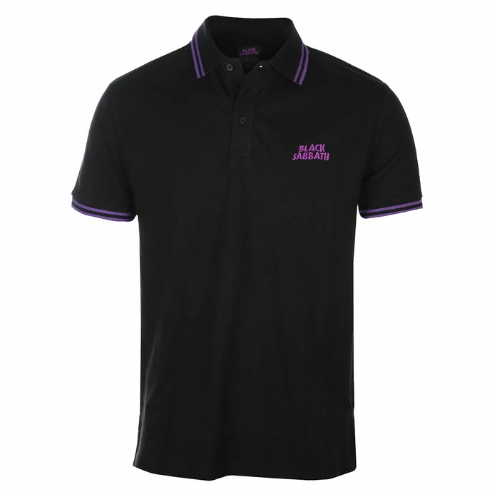 Men's T-shirt Black Sabbath - Wavy Logo - ROCK OFF 3 Men's T-shirt Black Sabbath - Wavy Logo - ROCK OFF