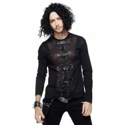 Men's T-shirt With Long Sleeves DEVIL FASHION