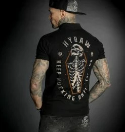 Men's T-shirt HYRAW - KEEP ROCKING -Men T-Shirts Online Store hyraw polo noir homme keep rocking 3