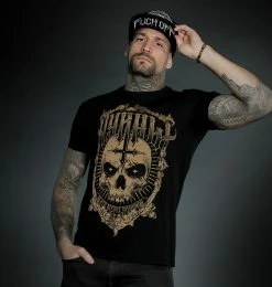 Men's T-shirt HYRAW - DISHONOR - Graphic BLACK -Men T-Shirts Online Store hyraw t shirt homme dishonor black 3