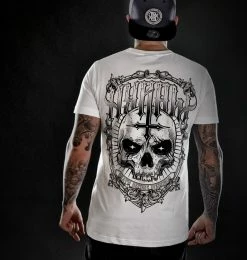 Men's T-shirt HYRAW - DISHONOR - White -Men T-Shirts Online Store hyraw t shirt homme dishonor white 5