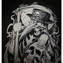 Men's T-shirt HYRAW - PLAGUE DOCTOR -Men T-Shirts Online Store hyraw t shirt homme plague doctor 2