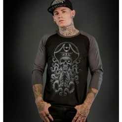 Men's T-shirt With 3/4 Sleeves HYRAW - PIRATE