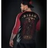 Men's T-shirt With 3/4 Sleeves HYRAW - REAPER -Men T-Shirts Online Store hyraw t shirt homme raglan 34 reaper 1