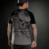 Men's T-shirt HYRAW - BLAZON - GRAY Graphic -Men T-Shirts Online Store hyraw t shirt homme raglan blazon grey 1