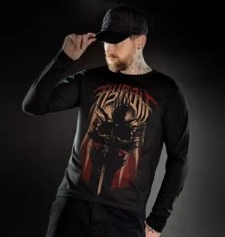 Men's Long Sleeve T-shirt HYRAW - DARK NIGHT