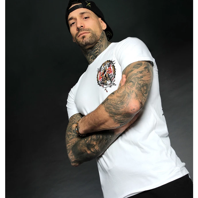 Men's T-shirt HYRAW - Graphic - COFFIN WHITE 4 Men's T-shirt HYRAW - Graphic - COFFIN WHITE - Image 2