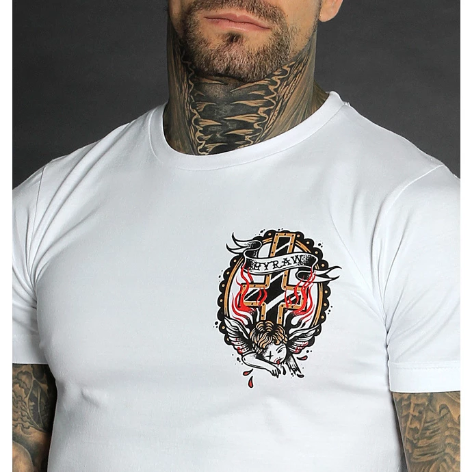 Men's T-shirt HYRAW - Graphic - COFFIN WHITE 6 Men's T-shirt HYRAW - Graphic - COFFIN WHITE - Image 4