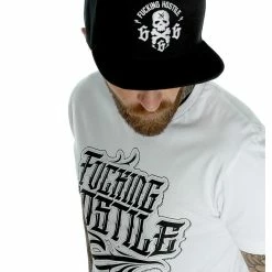 Men's T-shirt HYRAW - Graphic - Fucking H Blanc -Men T-Shirts Online Store hyraw tee shirt blanc homme fucking hostile 2