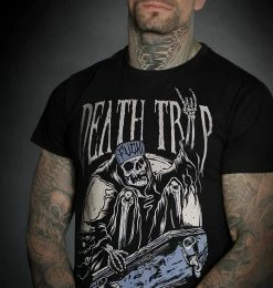 Men's T-shirt HYRAW - DEATH TRIP -Men T-Shirts Online Store hyraw tee shirt homme death trip 2