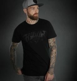 Men's T-shirt HYRAW - BLACK LOGO - ESSENTIALS