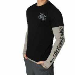 Men's Shirt With A Long Sleeve HYRAW - BLAZON 12 Men's Shirt With A Long Sleeve HYRAW - BLAZON -Men T-Shirts Online Store hyraw tee shirt homme manches longues blazon 5