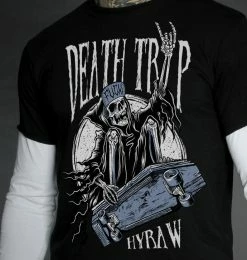 Men's T-shirt With Long Sleeves HYRAW - DEATH -Men T-Shirts Online Store hyraw tee shirt homme manches longues death trip 4