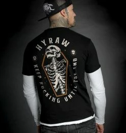 Men's T-shirt With Long Sleeves HYRAW - KEEP ROCKING
