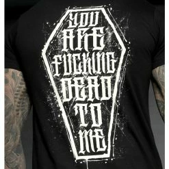 Men's T-shirt HYRAW - Graphic - DEAD TO ME 11 Men's T-shirt HYRAW - Graphic - DEAD TO ME -Men T-Shirts Online Store hyraw tee shirt noir homme dead to me 3