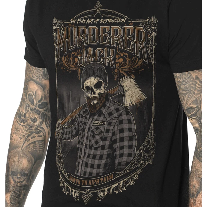 Men's T-shirt HYRAW - Graphic - DEATH 2 HIPSTERS 5 Men's T-shirt HYRAW - Graphic - DEATH 2 HIPSTERS - Image 3