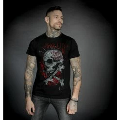 Men's T-shirt HYRAW - Graphic - LAND -Men T-Shirts Online Store hyraw tee shirt noir homme land 4