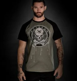 Men's T-shirt HYRAW - BLAZON - GREY