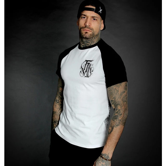 Men's T-shirt HYRAW - Graphic - RAGLAN BLAZON - WHITE 4 Men's T-shirt HYRAW - Graphic - RAGLAN BLAZON - WHITE - Image 2