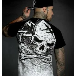 Men's T-shirt HYRAW - Graphic - RAGLAN BLAZON - WHITE 9 Men's T-shirt HYRAW - Graphic - RAGLAN BLAZON - WHITE -Men T-Shirts Online Store hyraw tee shirt raglan homme blazon white 3