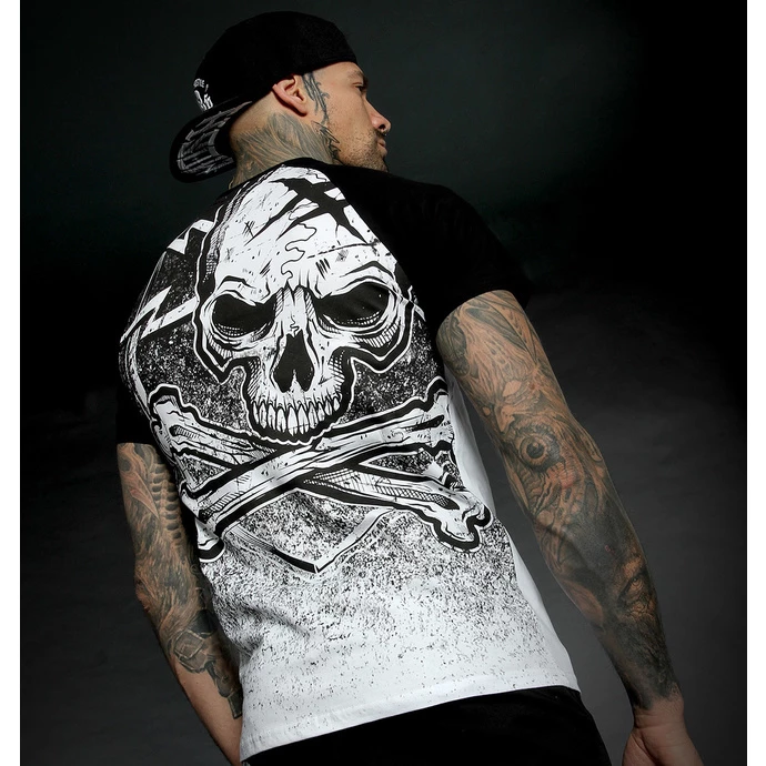 Men's T-shirt HYRAW - Graphic - RAGLAN BLAZON - WHITE 7 Men's T-shirt HYRAW - Graphic - RAGLAN BLAZON - WHITE - Image 5