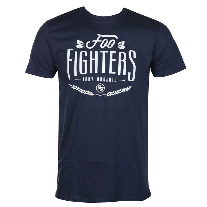 Men's Shirt Foo Fighters - NAVY- ROCK OFF 3 Men's Shirt Foo Fighters - NAVY- ROCK OFF